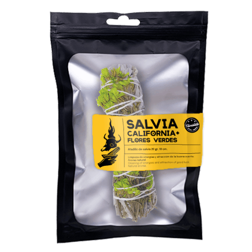 Salvia California con Flores Blancas 10 cm