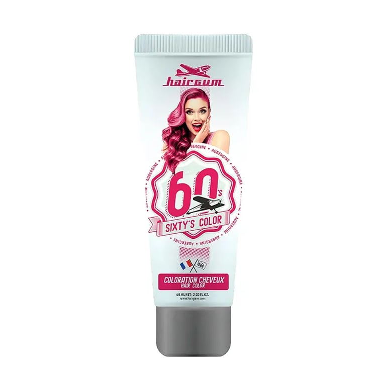 Sixty'S Color Hair Color #Aubergine