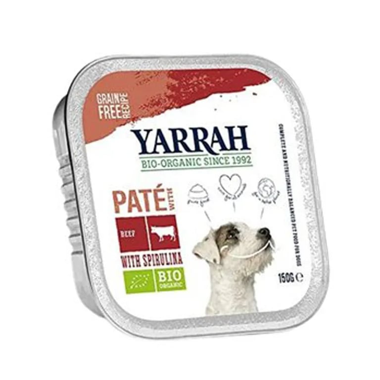 Paté Ternera Con Espirulina Para Perros Bio