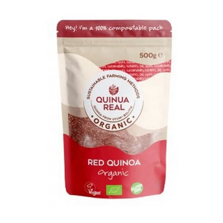 Rote Quinoa Im Korn Organic