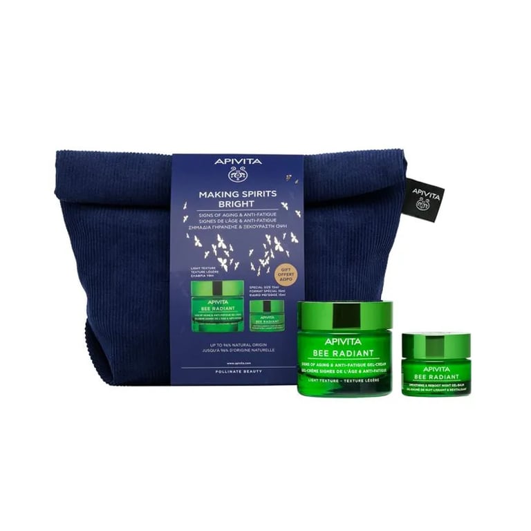 Kulturtasche Set Bee Radiant Leichte Creme 50 ml + Nachtcreme 15 ml