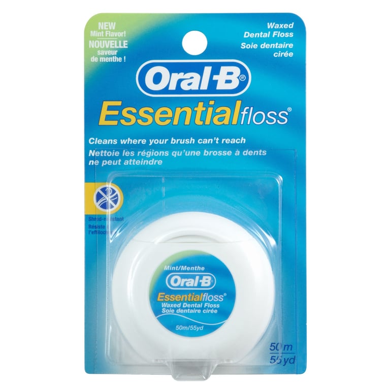 Oral-B Soie Dentaire À La Cire Essential Floss 50 M