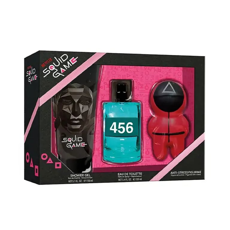Juego Del Calamar EDT 100 ml + Shower Gel 150 ml + Figure