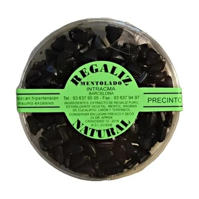 Regaliz Pastillas Mentolado