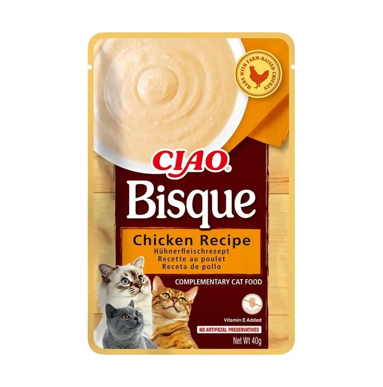 Cat Bisque Hühnchen Rind Lachs