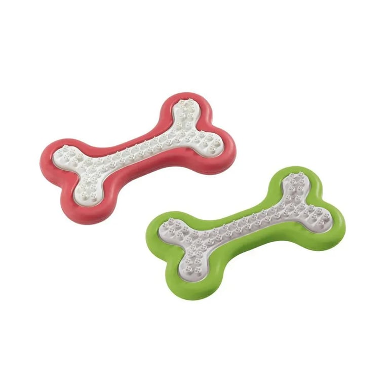 Juguete Perro PA 6568 Rubber Bone Teeth Small