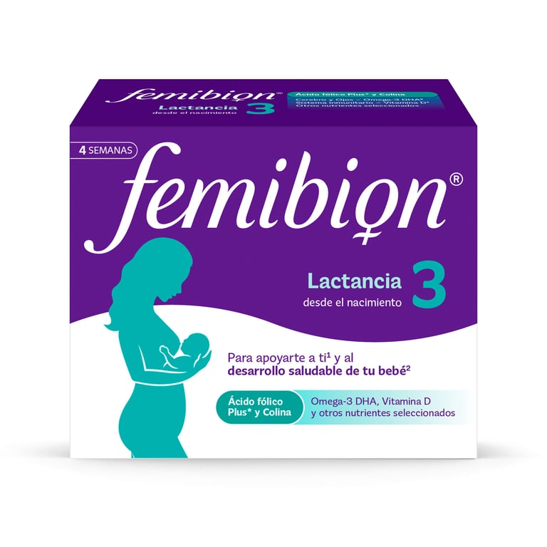 Femibion 3 Lactancia 28 Tabs + 28 Caps de Femibion