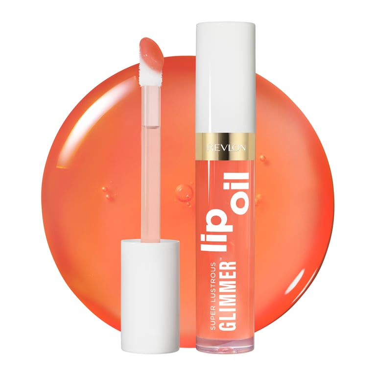 Super Lustrous Glimmer Lip Oil #02 Miss Coral de Revlon