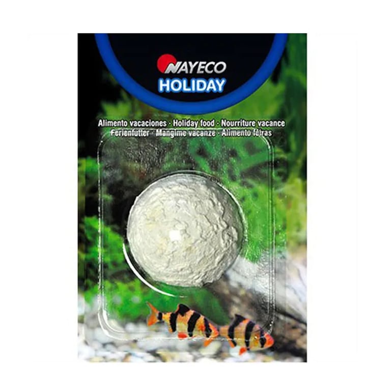 Bloque Alimento Vacaciones Para Peces 100g