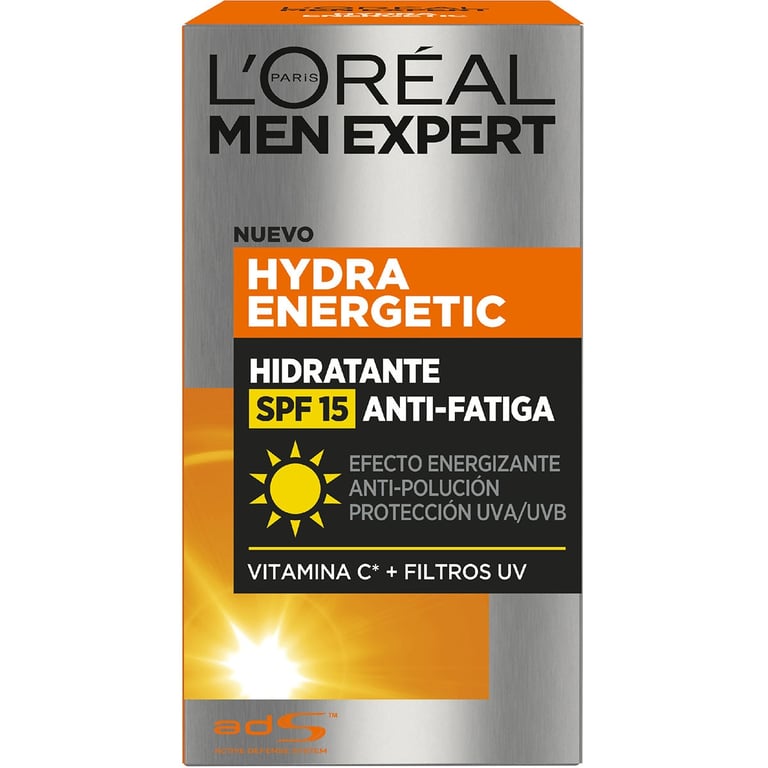 Men Expert Hydra Energetic Hidratante Anti-Fatiga SPF15 50 ml de L'Oreal Paris