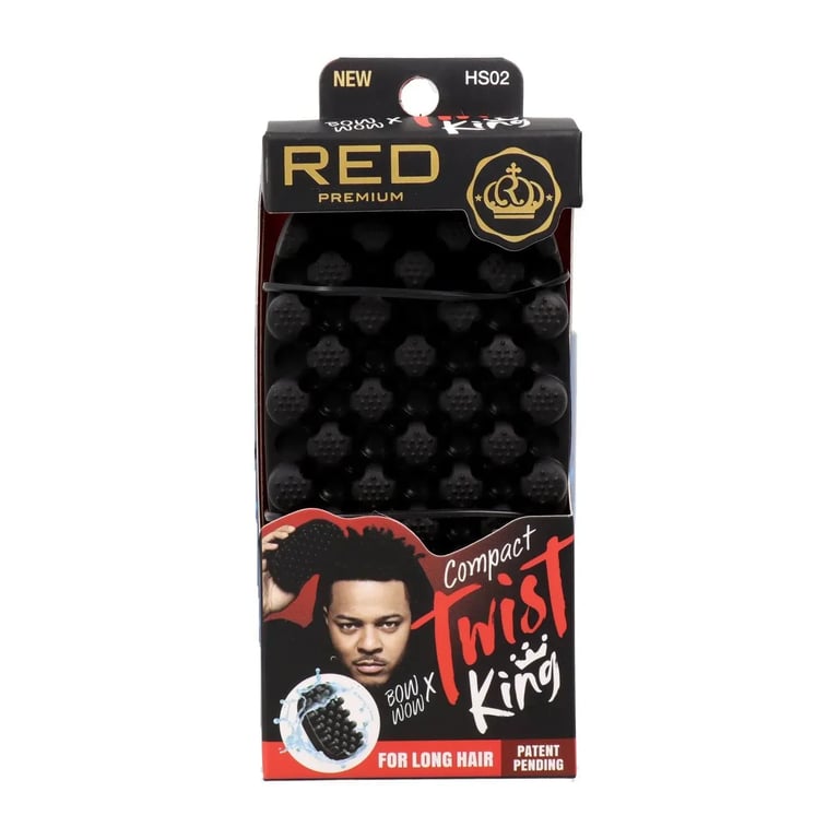 Premium Twist King Medium Curved Gummibürste
