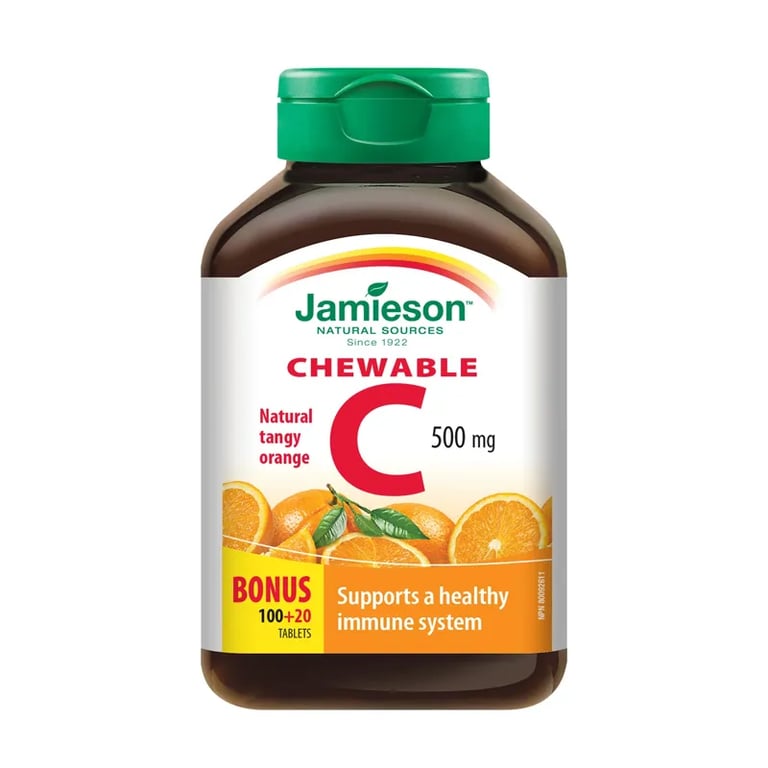 Vitamina C 500 mg Chewable
