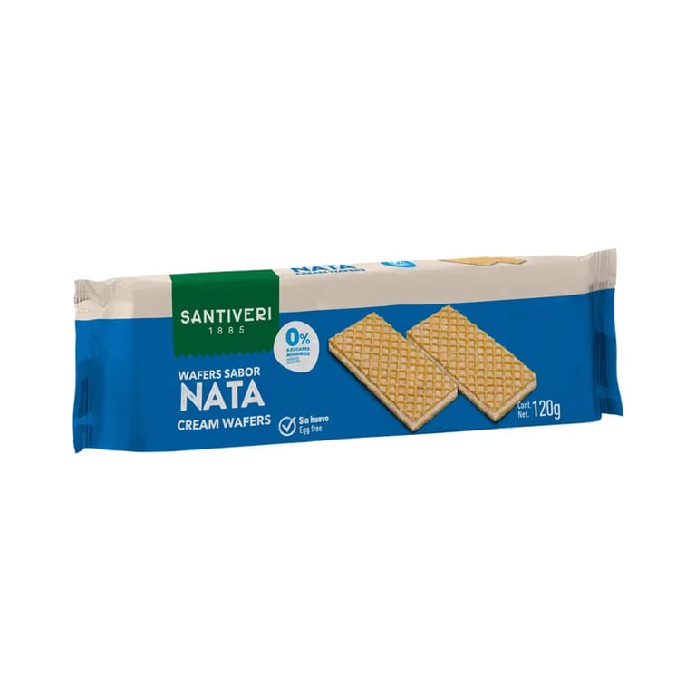 Kekse Waffeln Nata-Creme Ohne Zusätzen Zucker