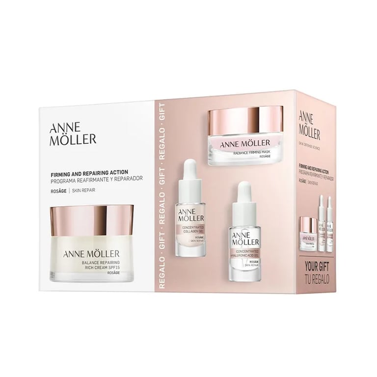 Rosage Firming and Reparing Set 4 prodotti Rich Cream SPF 15 50 ml