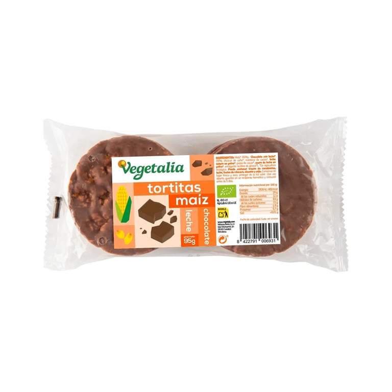 Galettes De Maïs Avec Chocolat Au Lait