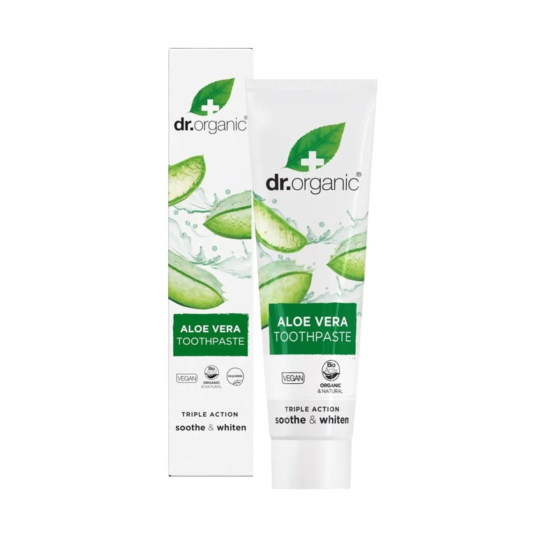 PASTA DE DIENTES DE ALOE VERA ORGÁNICO