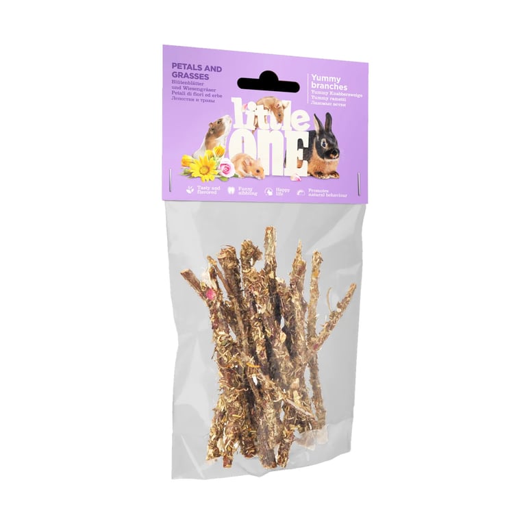 Ramas Con Pétalos Y Pasto