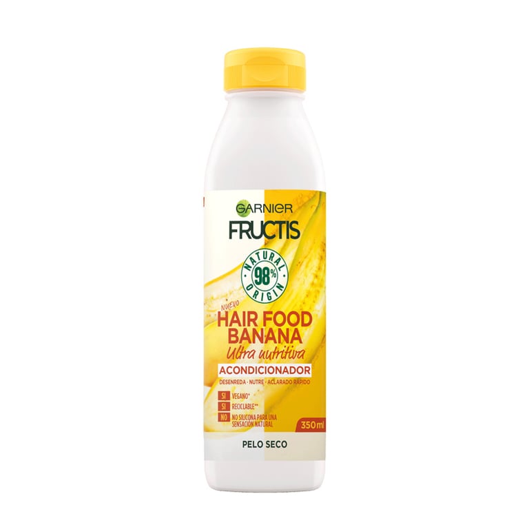 Fructis Hair Food Banana Ultra-Nährender Conditioner 350 ml von Garnier - imagen 5 de 12
