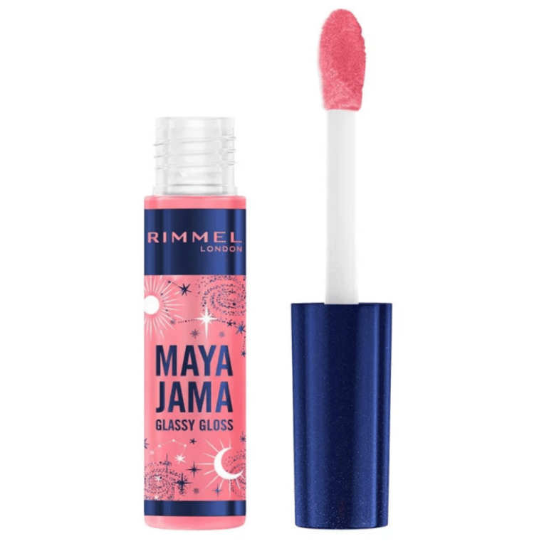Maya Jama Glassy Gloss #500 Earth de Rimmel London