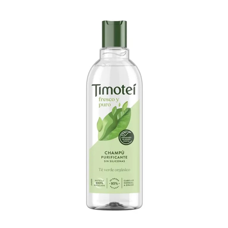 Champú Purificante Sin Siliconas Té Verde Orgánico