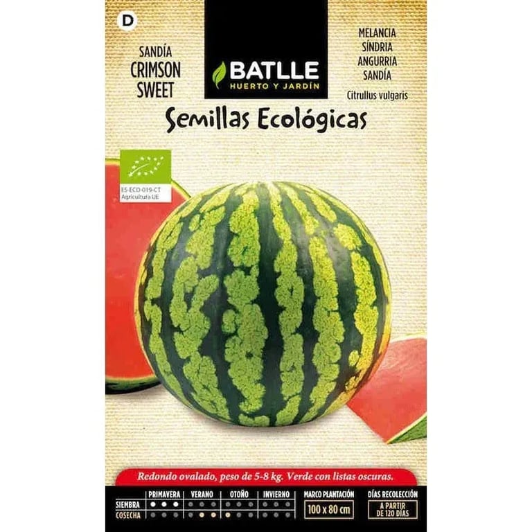 Semillas Sandia Crimson Sweet Eco