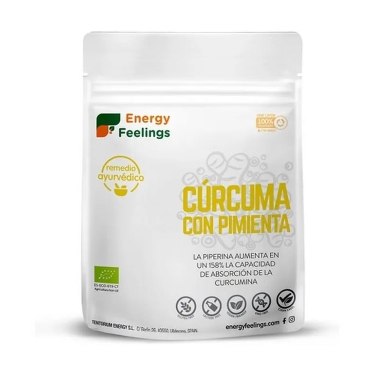Kurkuma Mit Pfeffer Eco Pulver