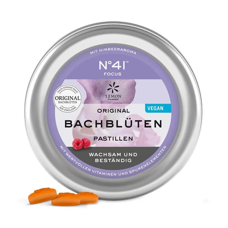 Pastillas Flores De Bach Caramelos Concentracion