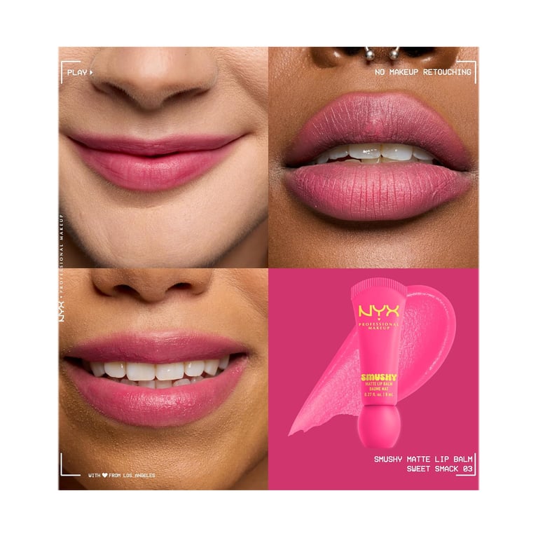 Lip Balm Smushy Matte #03 Sweet Smack de NYX