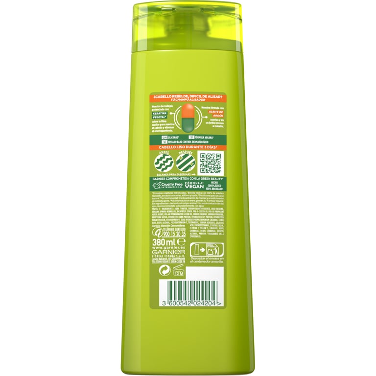 Fructis Hydra Lisse 72H Shampooing 360 ml de Fructis