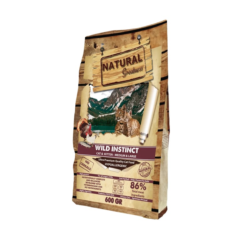 Gato Kitten Medium Large Receta Wild Instinct