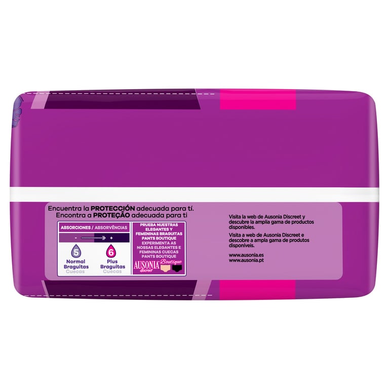 Ausonia Discreet Braguitas Plus 9 Uds de Ausonia
