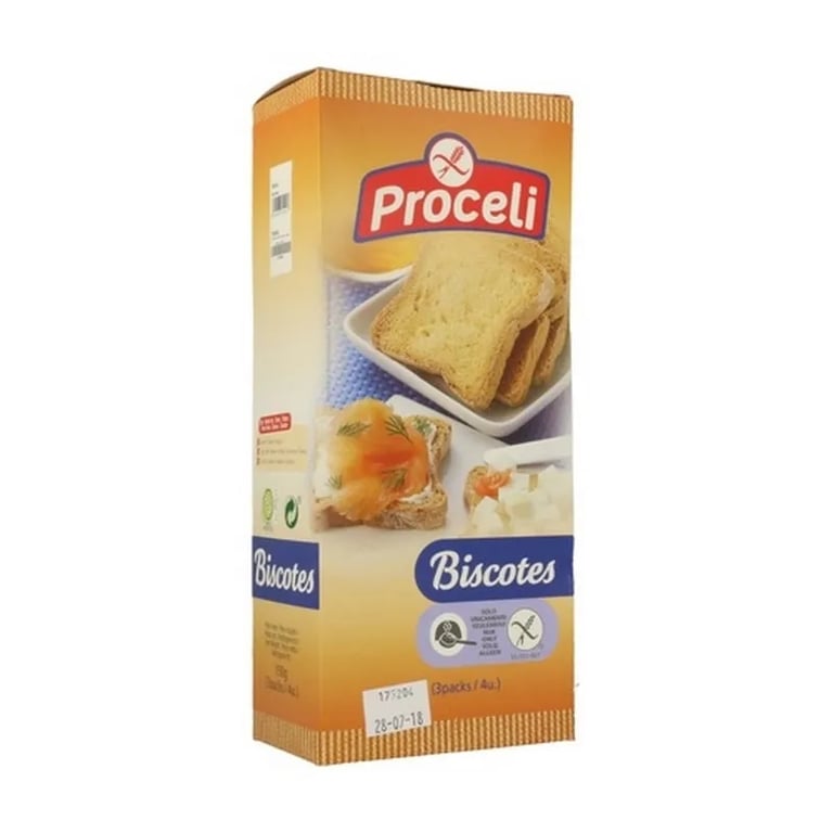 Biscotes De Pan Sin Gluten