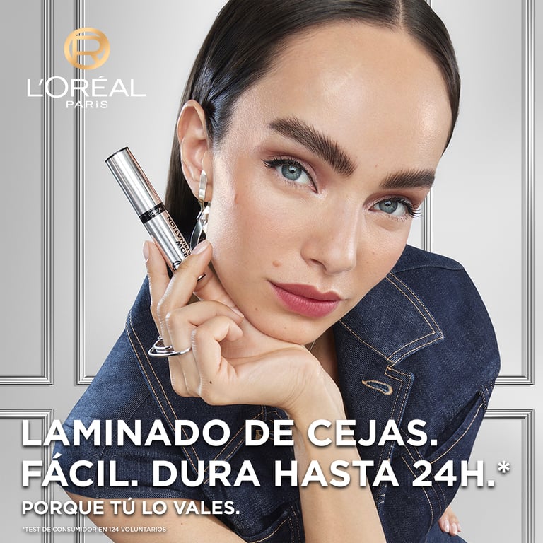 Gel de Laminação de Sobrancelhas Transparente Fixador de Sobrancelhas da L'Oreal Paris