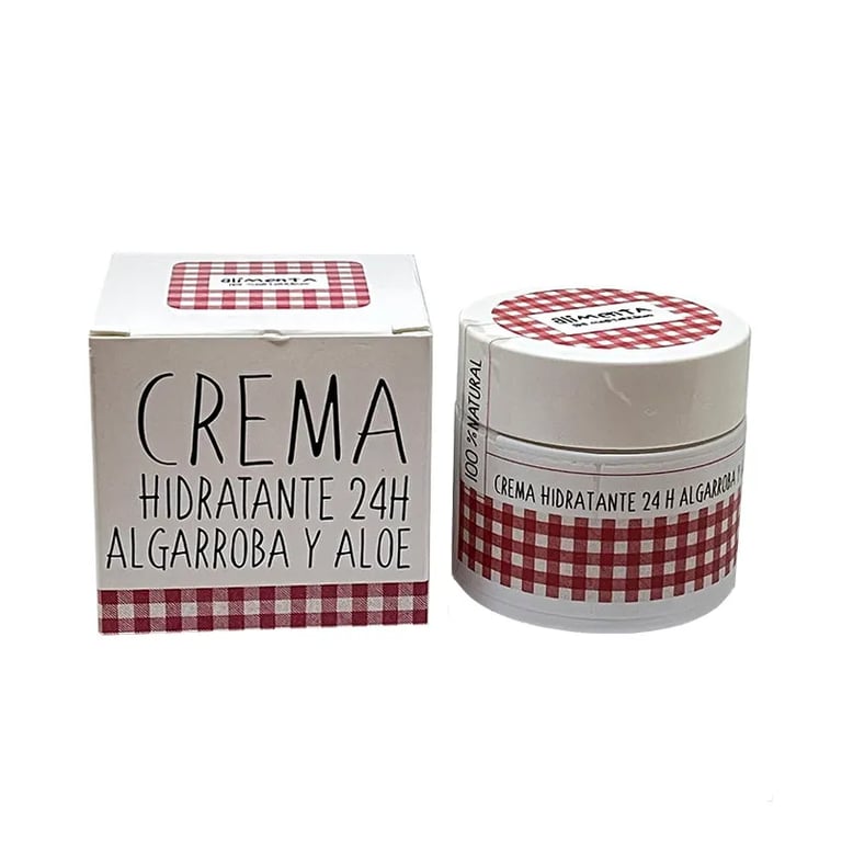 Crema Hidratante 24 H Algarroba Y Aloe Vera