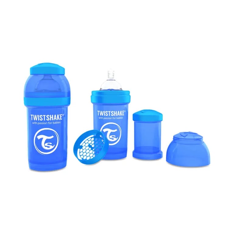 BIBERÓN ANTICÓLICO AZUL 180ml
