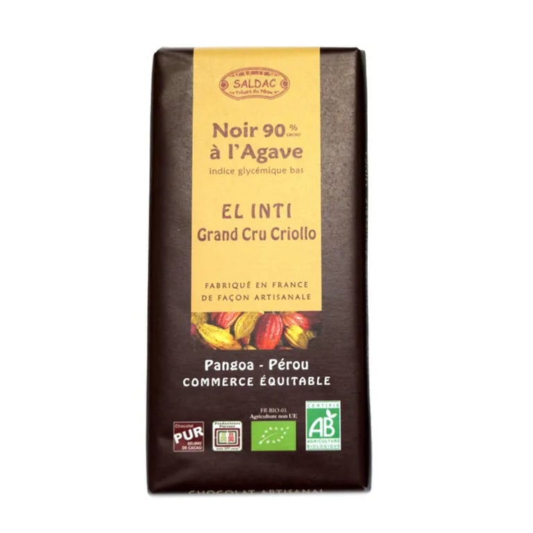 Donkere Chocolade 90% Met Agave