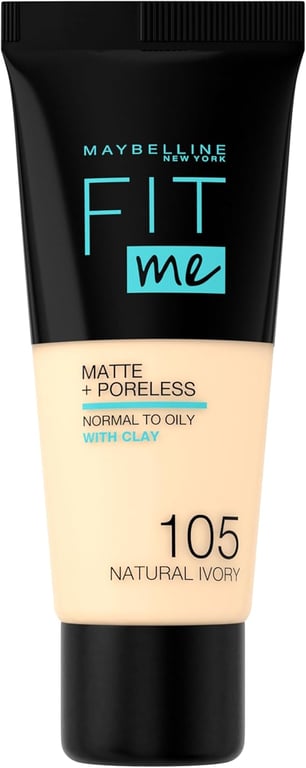 Fit Me! Foundation Matte+Poreless #105-Natural Ivory 30 ml