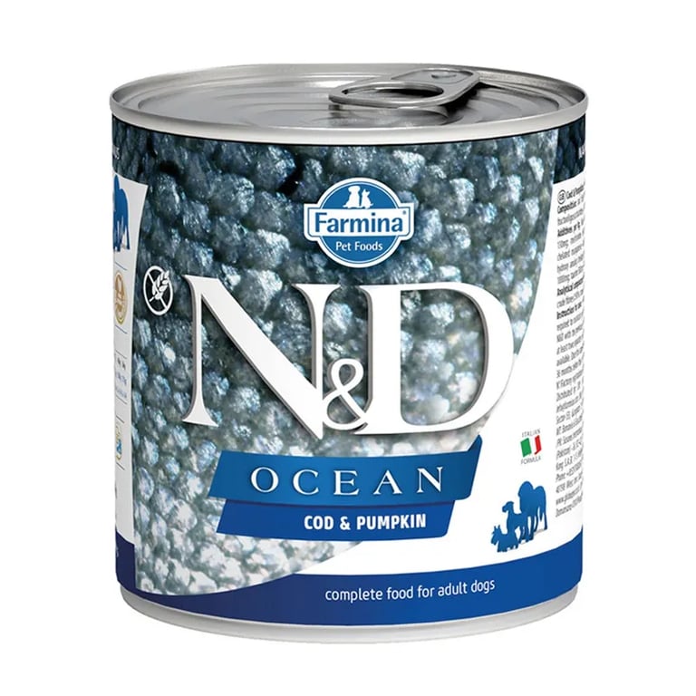 Nassfutter für Hunde ND Ocean Kürbis Kabeljau