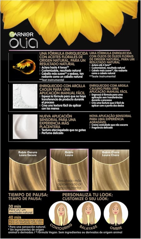 Olia Highlights #Rubio de Garnier