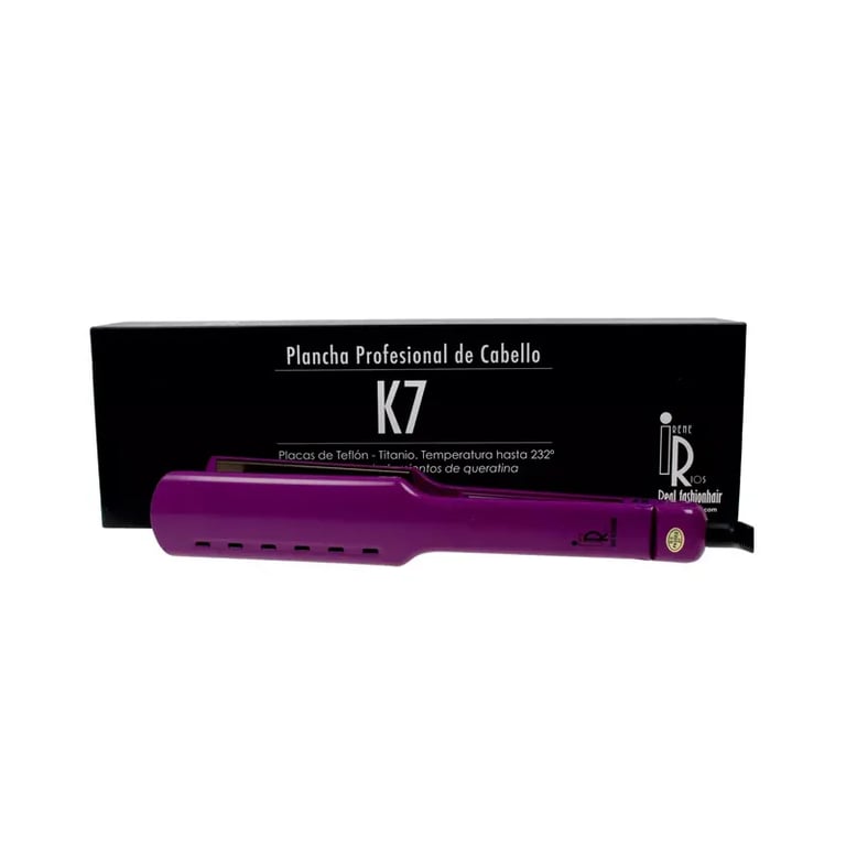 K7 Plancha Profesional De Cabello #Lila