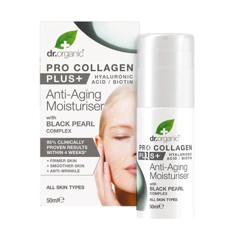 Anti-Aging Feuchtigkeitscreme Pro Collagen Plus Schwarze Perle