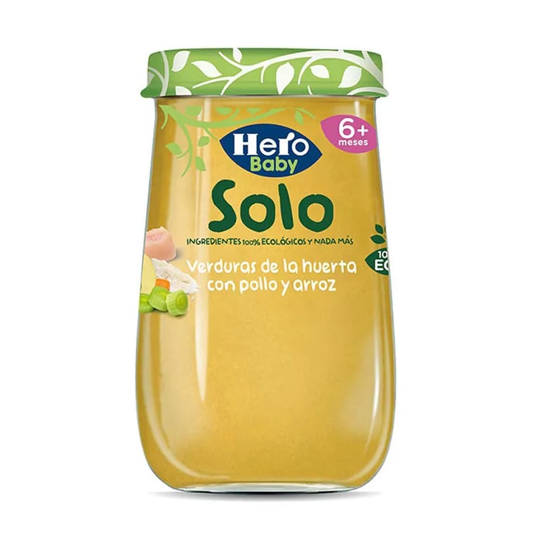 POTITO VERDURAS DE LA HUERTA, POLLO Y ARROZ ECOLÓGICO