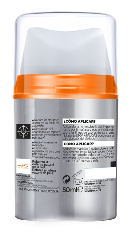 Men Expert Stop Arrugas 50 ml de LOreal Make Up