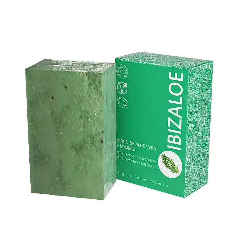 Ibizaloe Savon à l'Aloe Vera + Romarin