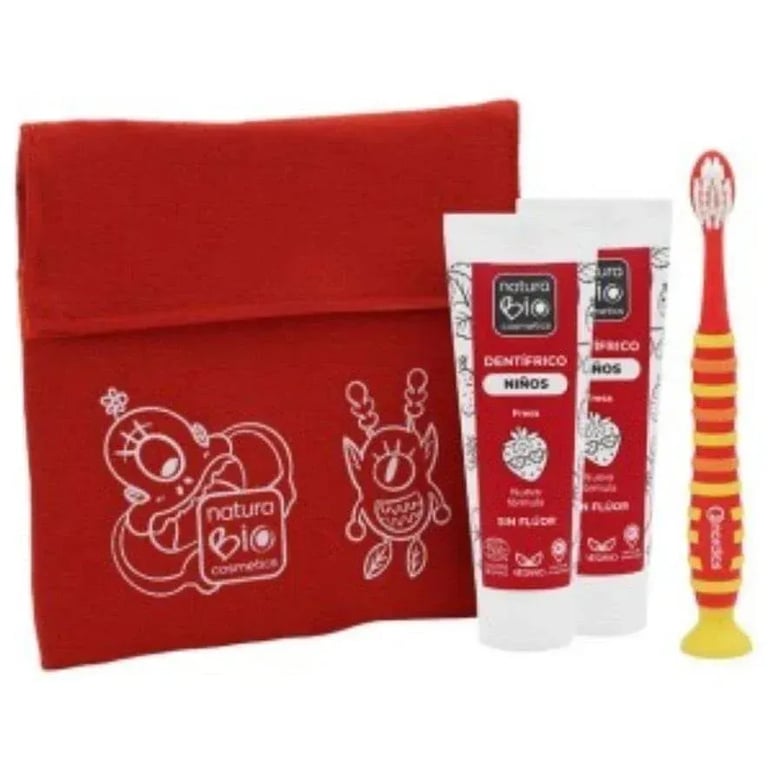 Pack Tasche Erdbeerzahnpasta 4 Stücke