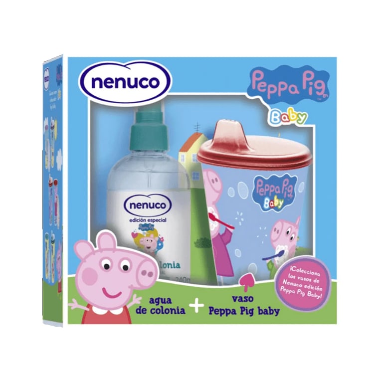 Agua De Colonia Edc 240 Ml + Vaso Peppa Pig