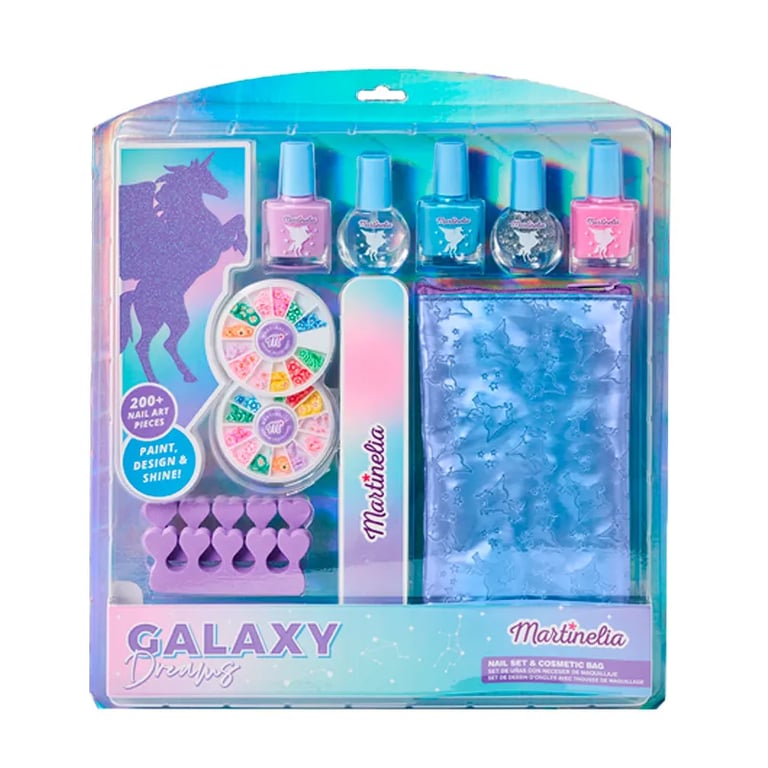 Galaxy Dreams Nail Set& Cosmetic 10-er Set