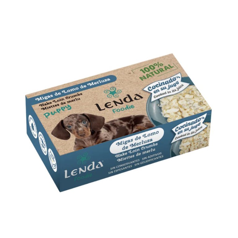 Lenda Foodie Hund Welpe Haddockbrösel