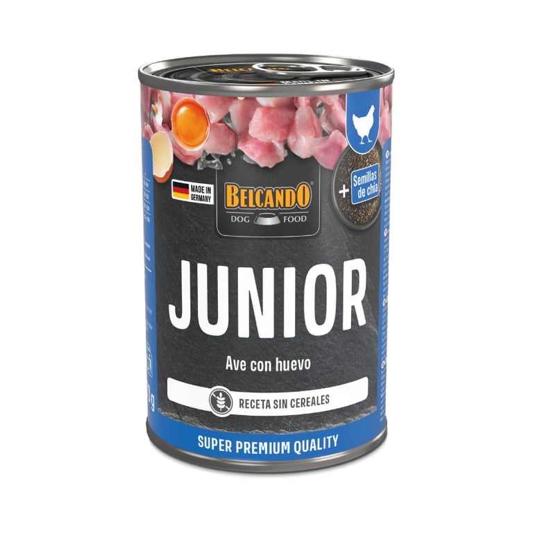 Belcando Comida Húmeda Perro Junior Junior Ave con Huevo - imagen 2 de 5