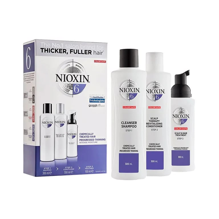 System 6 Shampoo 300 ml + Conditioner 300 ml + Behandeling